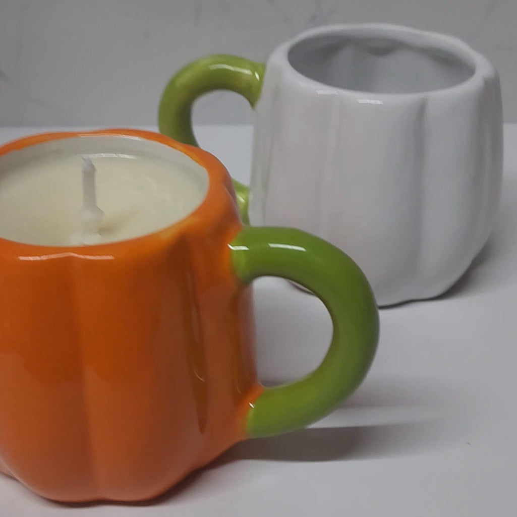 Pumpkin Mug Soy Candle | Expresso Mugs