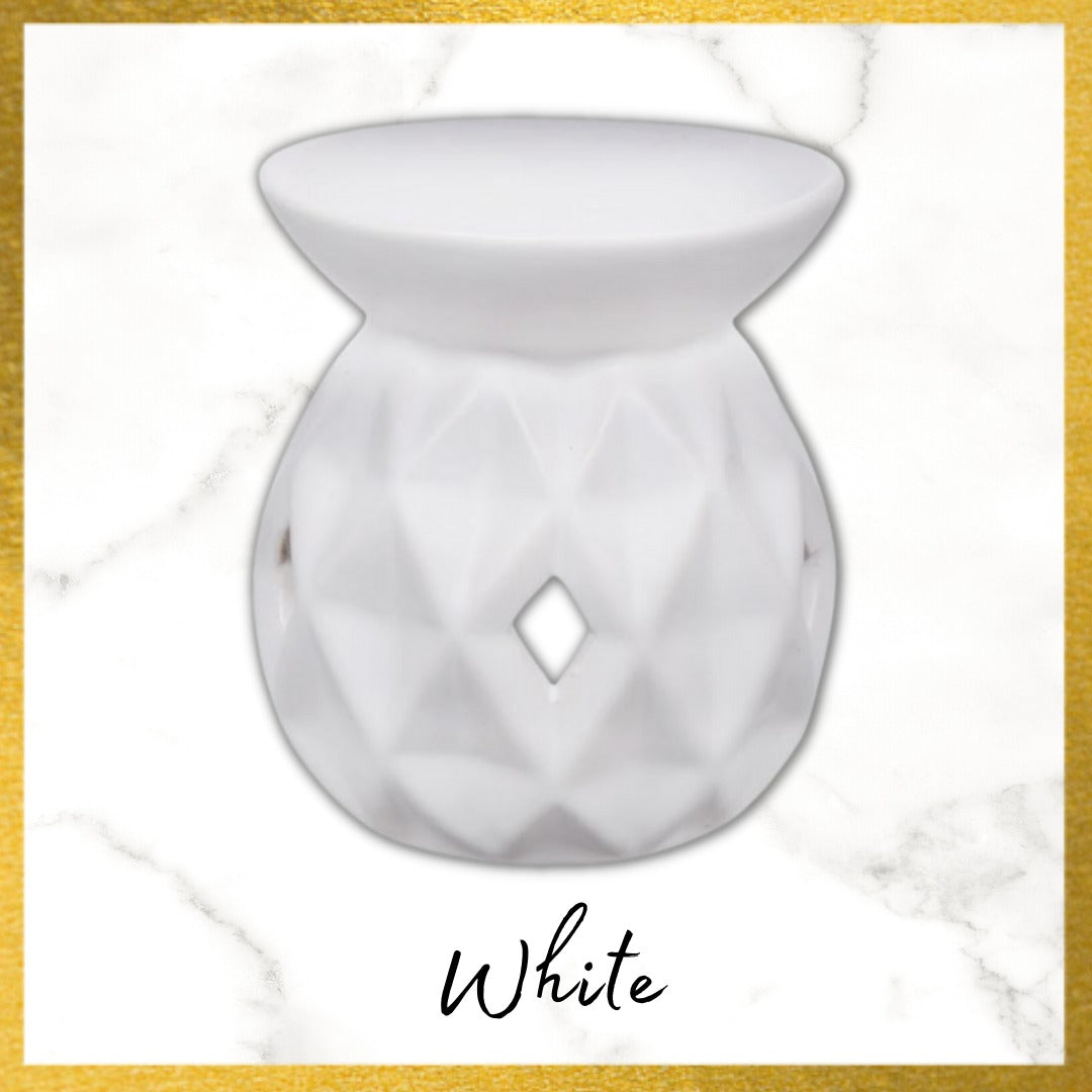 Diamond Embossed Oil Burner / Wax Warmer