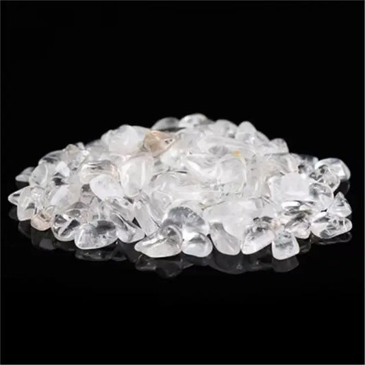 Clear Quartz Polished Crystal Chips | Pack of 100g