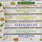 Aromatherapy (Energising, Meditation, Refreshing, Relaxing, Sensuality and Stress Relief) | Stamford Premium Incense Sticks Variety Pack