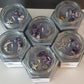 ARTEMISA (Witches Brew) Soy Candle with Amethyst Stones and Charm | Small Hex Jar